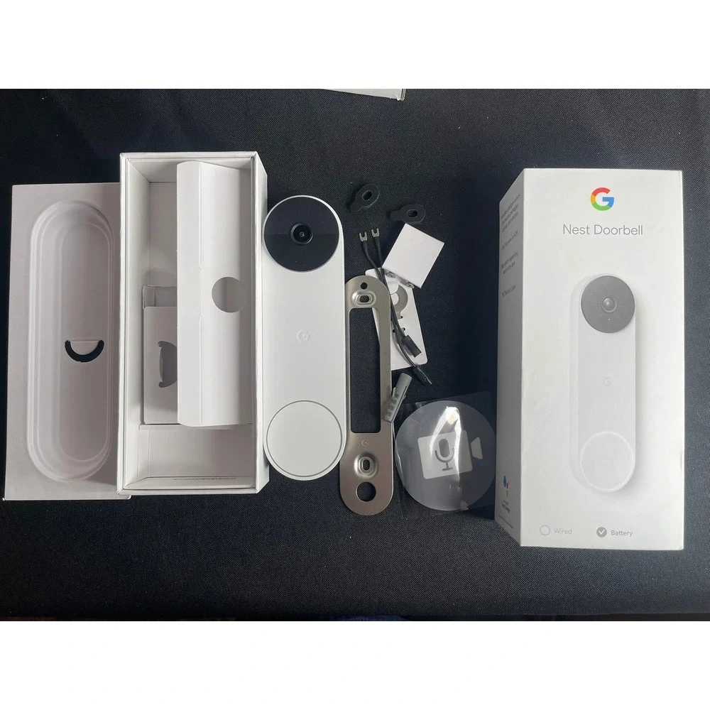 Google Nest Doorbell Battery Wireless Smart Video Security Camera GA01318-US